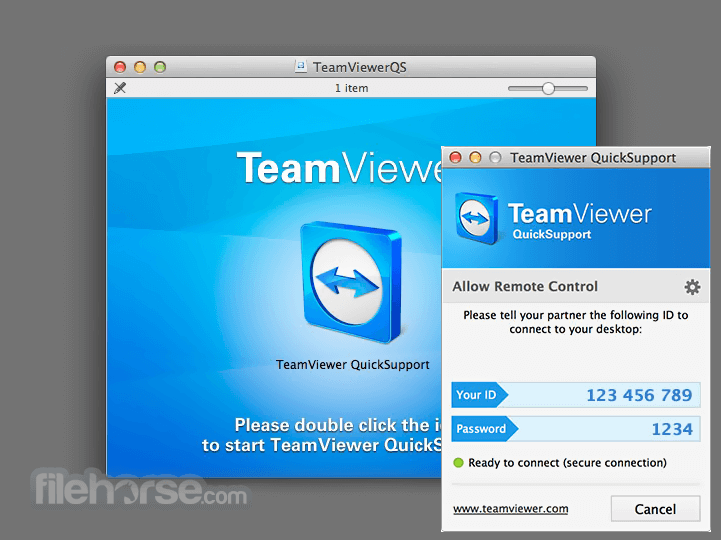 team viewer for mac 10.7.5